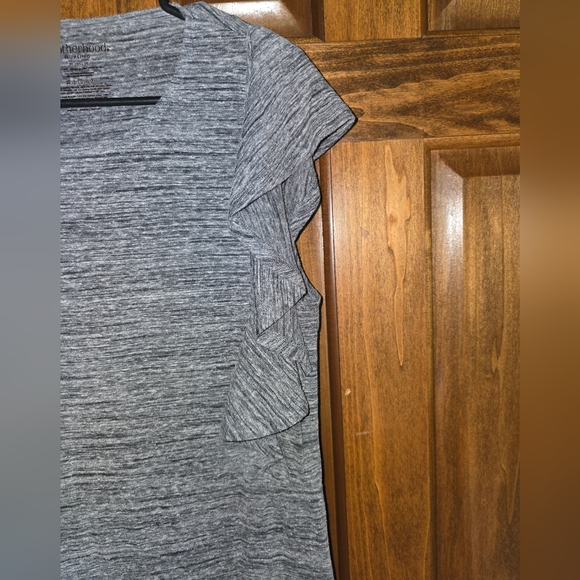 Motherhood Maternity: Nursing Mini Dress, Flutter Sleeves w/bilat hidden zippers - Picture 13 of 13